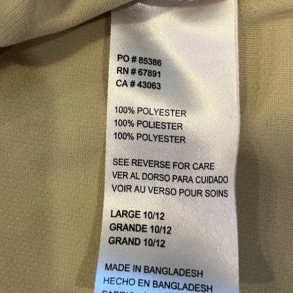 NFL NEW ORLEANS SAINTS shorts sleeve, V-neck shirt Large 10/12 Black & Gold - Picture 7 of 9